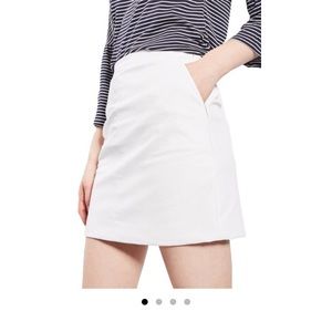 Topshop Faux leather pencil skirt